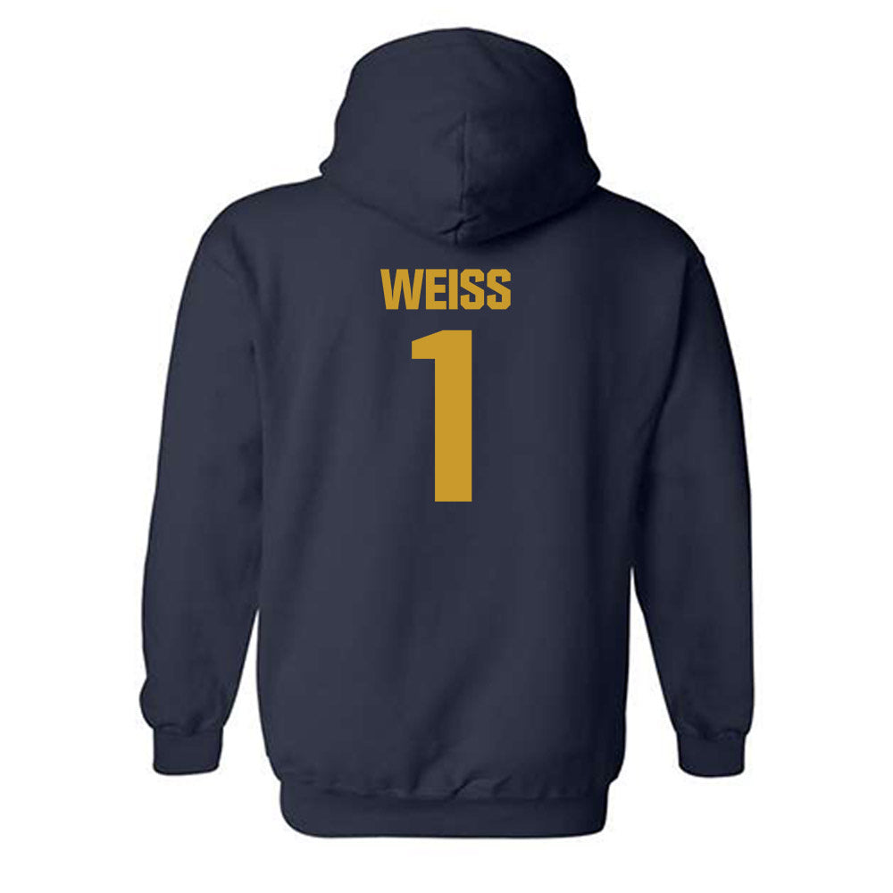 Notre Dame - NCAA Softball : Brianne Weiss - Classic Fashion Shersey Hooded Sweatshirt-1