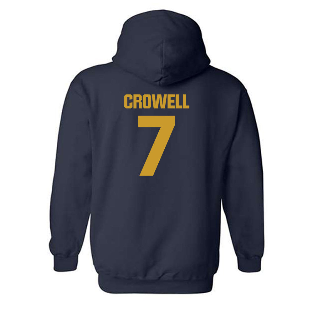 Notre Dame - NCAA Baseball : Caden Crowell - Classic Fashion Shersey Hooded Sweatshirt-1