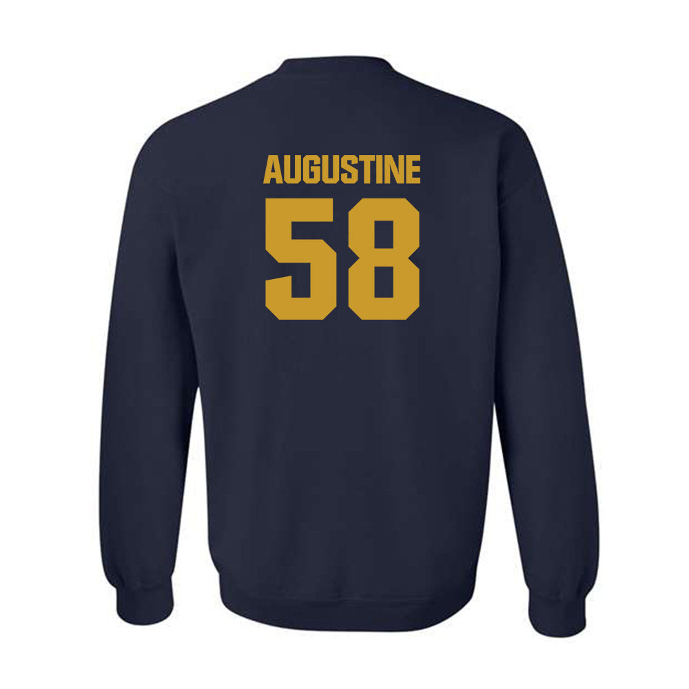 Notre Dame - NCAA Football : Matty Augustine - Classic Fashion Shersey Crewneck Sweatshirt-1