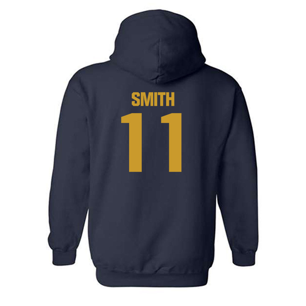 Notre Dame - NCAA Football : KK Smith - Classic Fashion Shersey Hooded Sweatshirt-1