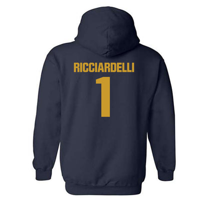 Notre Dame - NCAA Men's Lacrosse : Thomas Ricciardelli - Classic Fashion Shersey Hooded Sweatshirt-1