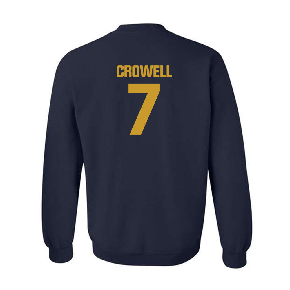 Notre Dame - NCAA Baseball : Caden Crowell - Classic Fashion Shersey Crewneck Sweatshirt-1
