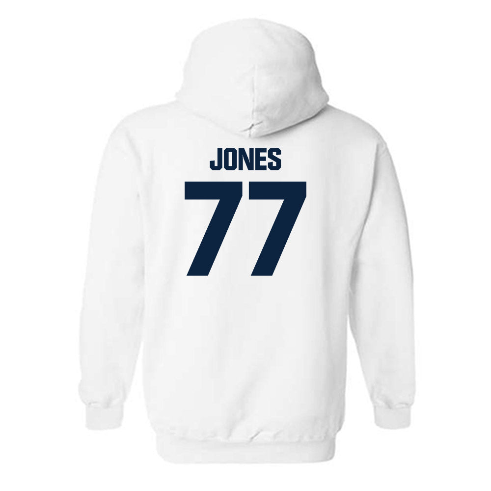 Notre Dame - NCAA Football : Peter Jones - Classic Fashion Shersey Hooded Sweatshirt-1