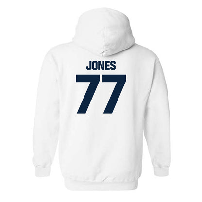 Notre Dame - NCAA Football : Peter Jones - Classic Fashion Shersey Hooded Sweatshirt-1