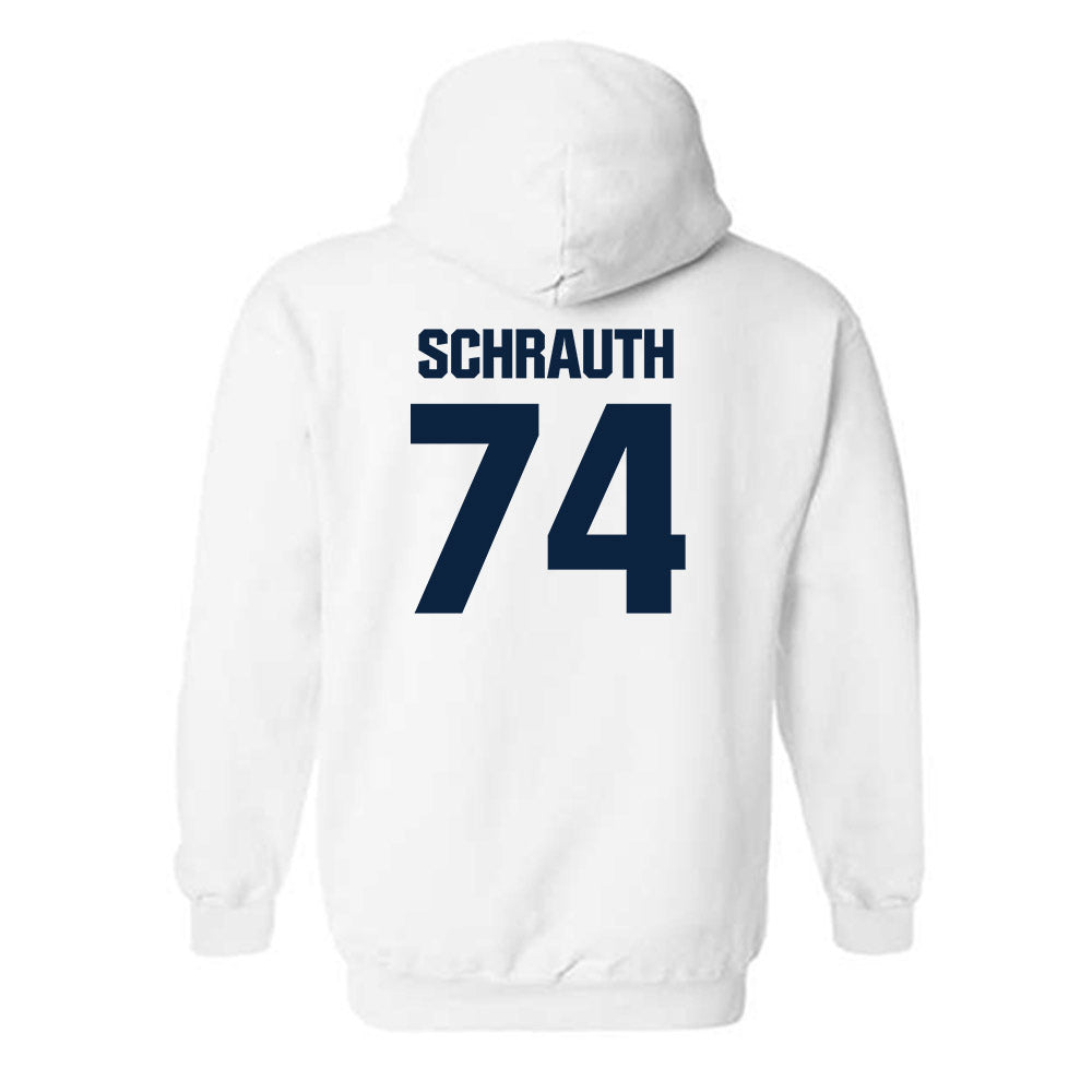 Notre Dame - NCAA Football : Billy Schrauth - Classic Fashion Shersey Hooded Sweatshirt-1
