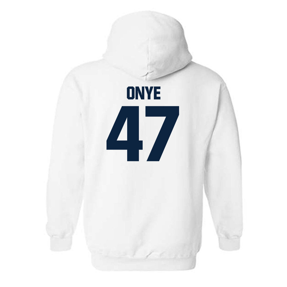 Notre Dame - NCAA Football : Jason Onye - Classic Fashion Shersey Hooded Sweatshirt-1