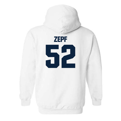 Notre Dame - NCAA Men's Lacrosse : Alex Zepf - Classic Fashion Shersey Hooded Sweatshirt-1