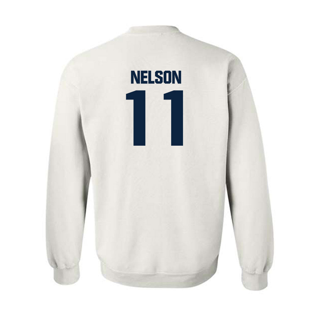 Notre Dame - NCAA Men's Ice Hockey : Danny Nelson - Classic Fashion Shersey Crewneck Sweatshirt-1