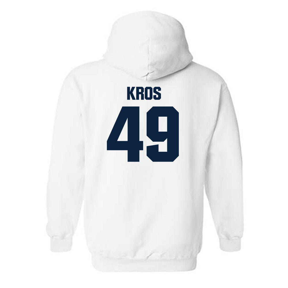 Notre Dame - NCAA Football : Andrew Kros - Classic Fashion Shersey Hooded Sweatshirt-1
