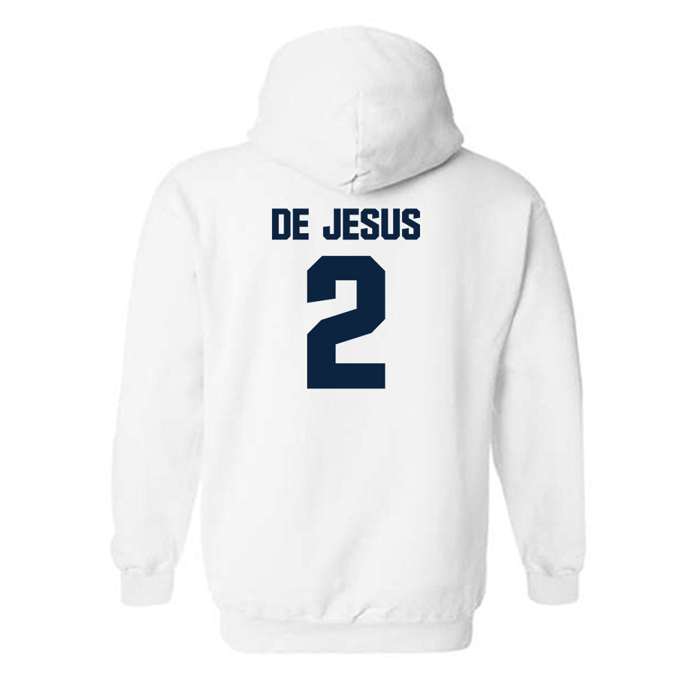 Notre Dame - NCAA Women's Basketball : Vanessa de Jesus - Classic Fashion Shersey Hooded Sweatshirt-1