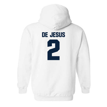 Notre Dame - NCAA Women's Basketball : Vanessa de Jesus - Classic Fashion Shersey Hooded Sweatshirt-1