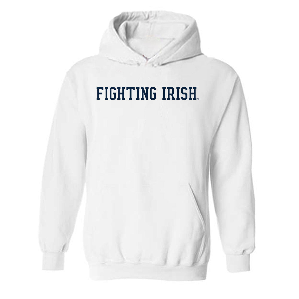 Notre Dame - NCAA Football : DeVonta Smith - Classic Fashion Shersey Hooded Sweatshirt-0