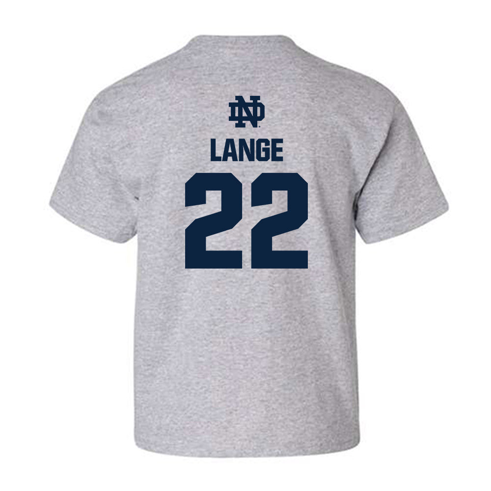 Notre Dame - NCAA Women's Volleyball : Ava Lange - Classic Fashion Shersey Youth T-Shirt-1