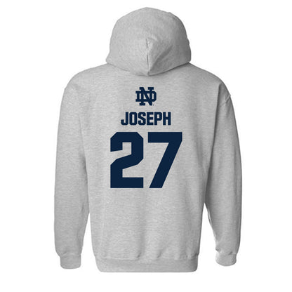 Notre Dame - NCAA Women's Soccer : Lily Joseph - Classic Fashion Shersey Hooded Sweatshirt-1