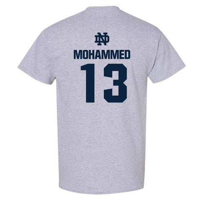 Notre Dame - NCAA Men's Basketball : Sir Mohammed - Classic Fashion Shersey T-Shirt-1