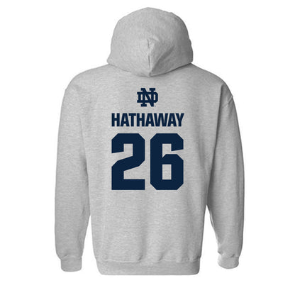  - NCAA Women's Soccer : Melinda Hathaway - Classic Fashion Shersey Hooded Sweatshirt-1