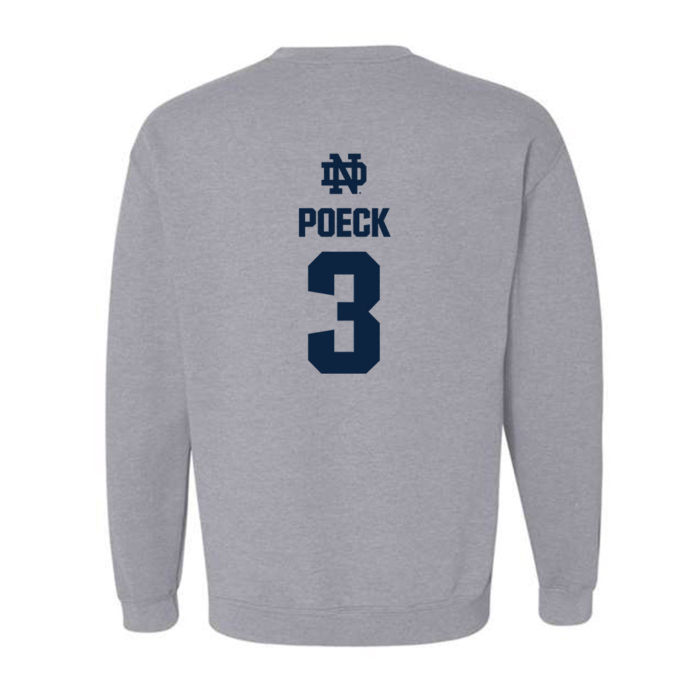 Notre Dame - NCAA Softball : Sydny Poeck - Classic Fashion Shersey Crewneck Sweatshirt