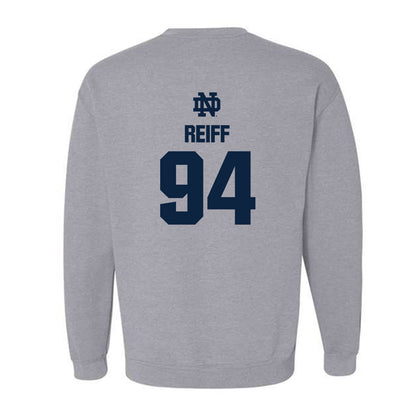 Notre Dame - NCAA Football : Joseph Reiff - Classic Fashion Shersey Crewneck Sweatshirt-1