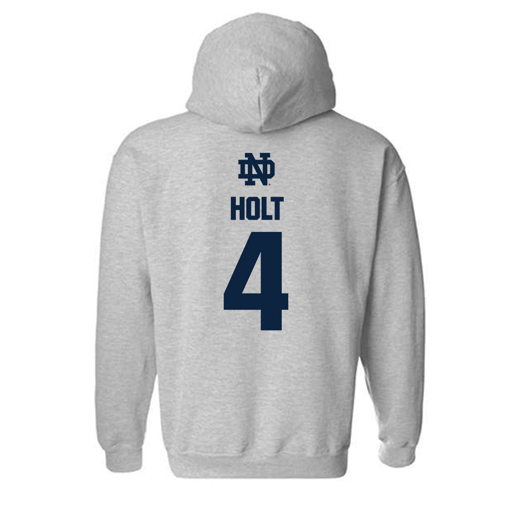 Notre Dame - NCAA Baseball : Jonathan Holt - Classic Fashion Shersey Hooded Sweatshirt
