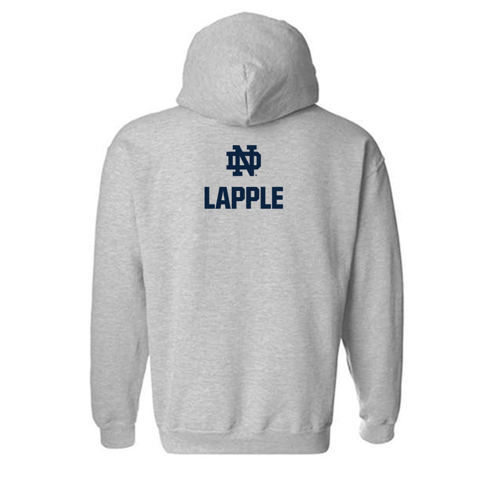 Notre Dame - NCAA Women's Golf : Alexsandra Lapple - Classic Fashion Shersey Hooded Sweatshirt-1