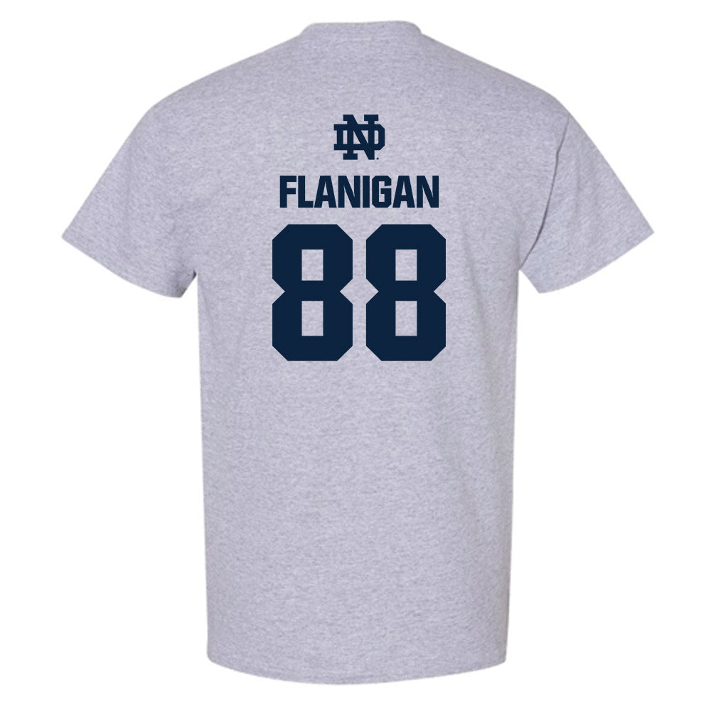 Notre Dame - NCAA Football : James Flanigan - Classic Fashion Shersey T-Shirt-1