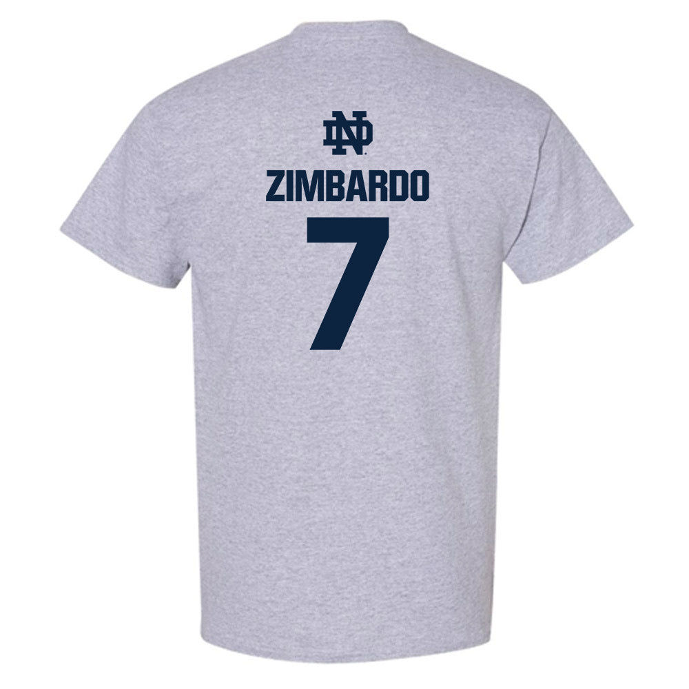 Notre Dame - NCAA Baseball : Jared Zimbardo - Classic Fashion Shersey T-Shirt