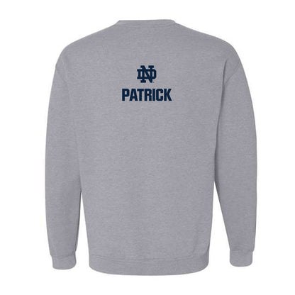 Notre Dame - NCAA Men's Tennis : Nicholas Patrick - Classic Fashion Shersey Crewneck Sweatshirt-1