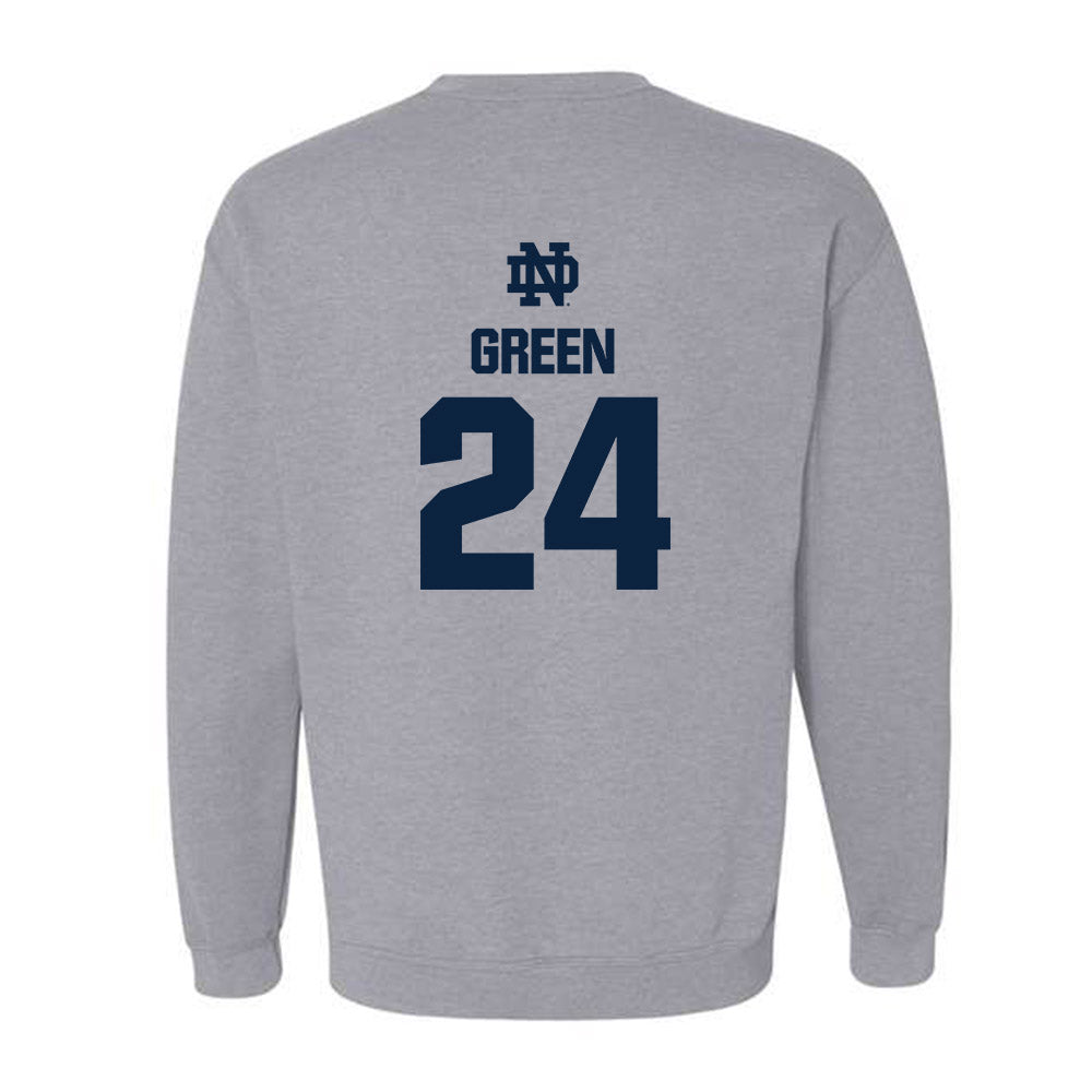 Notre Dame - NCAA Men's Soccer : Sebastian Green - Classic Fashion Shersey Crewneck Sweatshirt-1