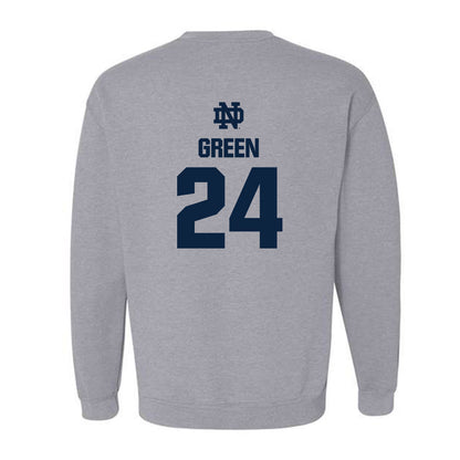 Notre Dame - NCAA Men's Soccer : Sebastian Green - Classic Fashion Shersey Crewneck Sweatshirt-1