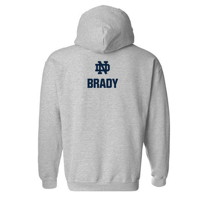 Notre Dame - NCAA Women's Track & Field : Alaina Brady - Classic Fashion Shersey Hooded Sweatshirt-1