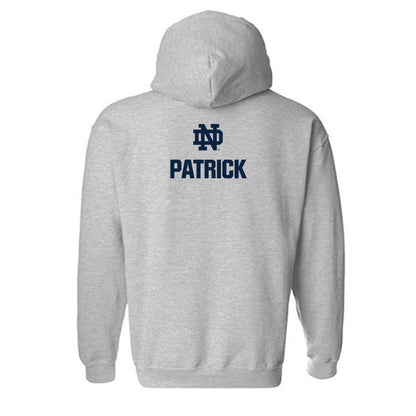 Notre Dame - NCAA Men's Tennis : Nicholas Patrick - Classic Fashion Shersey Hooded Sweatshirt-1