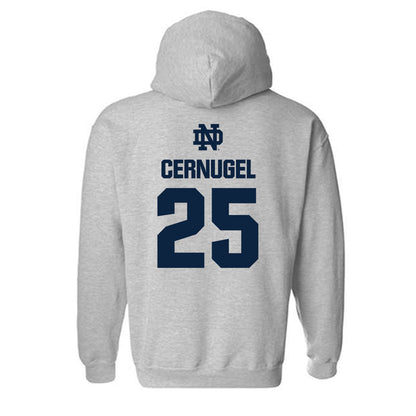 Notre Dame - NCAA Women's Basketball : Sarah Cernugel - Classic Fashion Shersey Hooded Sweatshirt