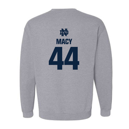 Notre Dame - NCAA Women's Basketball : Leah Macy - Classic Fashion Shersey Crewneck Sweatshirt-1