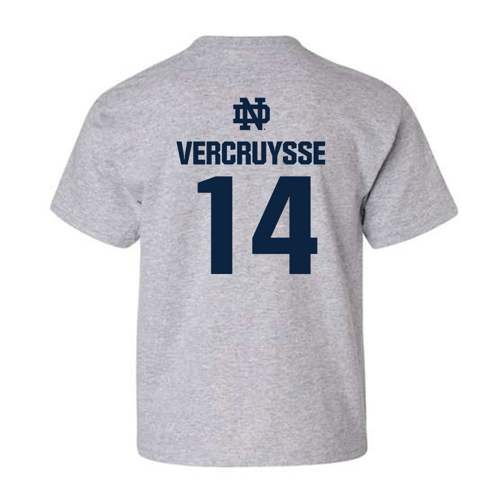 Notre Dame - NCAA Baseball : Charlie Vercruysse - Classic Fashion Shersey Youth T-Shirt