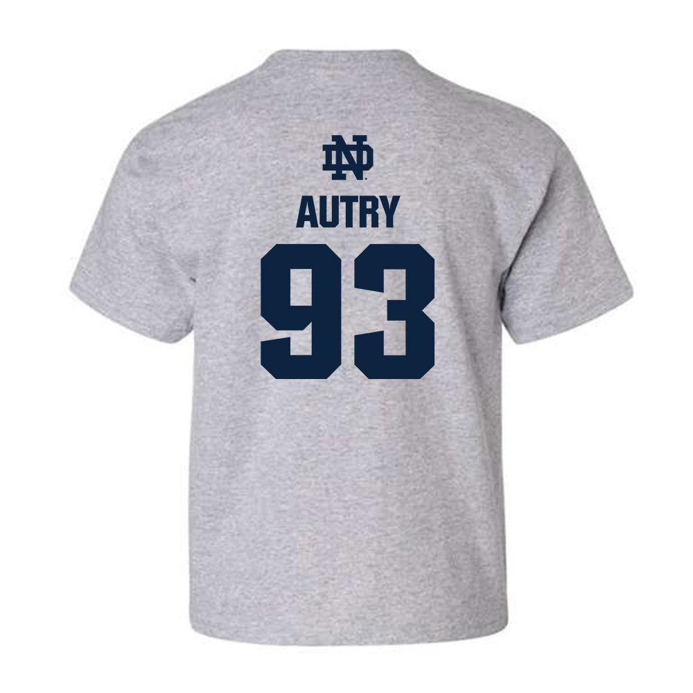 Notre Dame - NCAA Football : Quentin Autry - Classic Fashion Shersey Youth T-Shirt