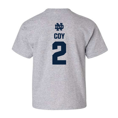 Notre Dame - NCAA Baseball : Noah Coy - Classic Fashion Shersey Youth T-Shirt