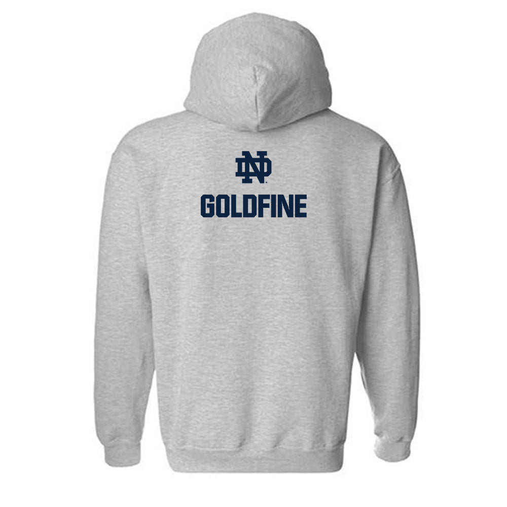 Notre Dame - NCAA Men's Fencing : Ian Goldfine - Classic Fashion Shersey Hooded Sweatshirt