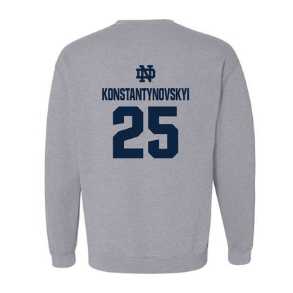 Notre Dame - NCAA Men's Basketball : Nikita Konstantynovskyi - Classic Fashion Shersey Crewneck Sweatshirt