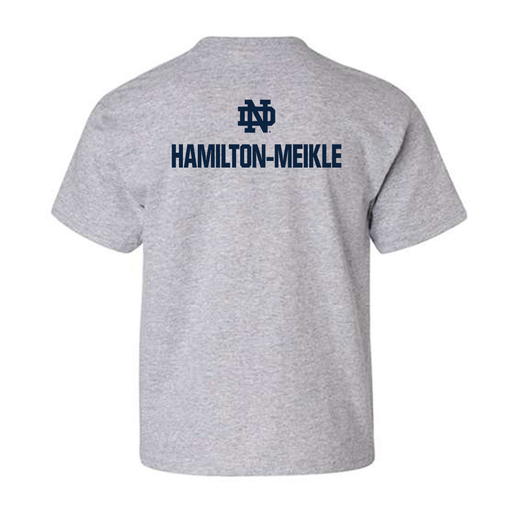 Notre Dame - NCAA Men's Fencing : Jonathan Hamilton-Meikle - Classic Fashion Shersey Youth T-Shirt-1