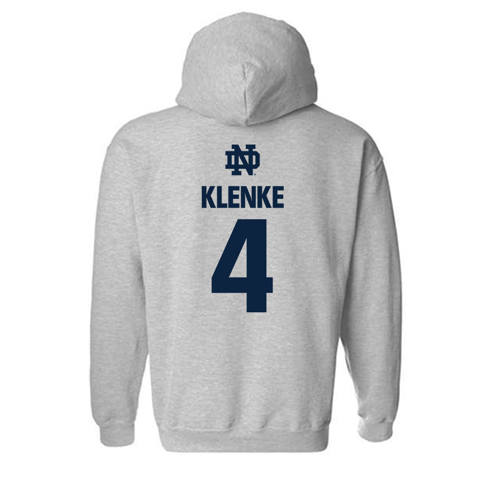 Notre Dame - NCAA Women's Soccer : Leah Klenke - Classic Fashion Shersey Hooded Sweatshirt