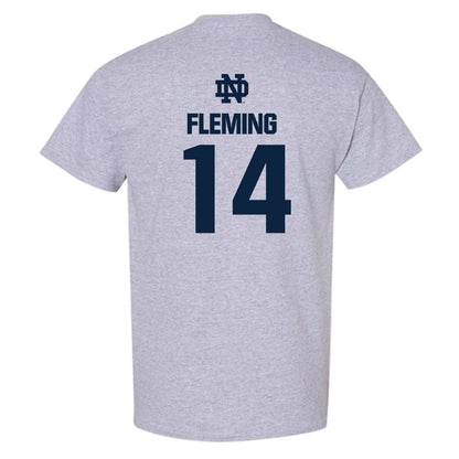 Notre Dame - NCAA Men's Ice Hockey : Maddox Fleming - Classic Fashion Shersey T-Shirt-1