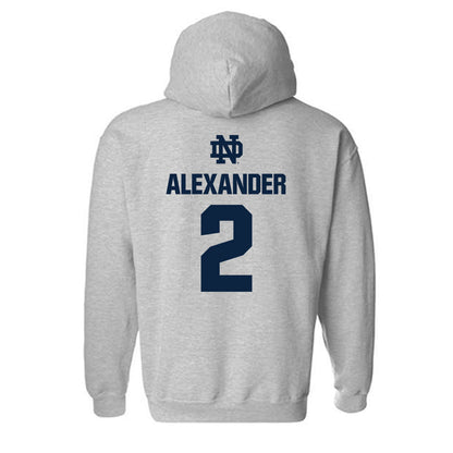 Notre Dame - NCAA Women's Volleyball : Maisie Alexander - Classic Fashion Shersey Hooded Sweatshirt