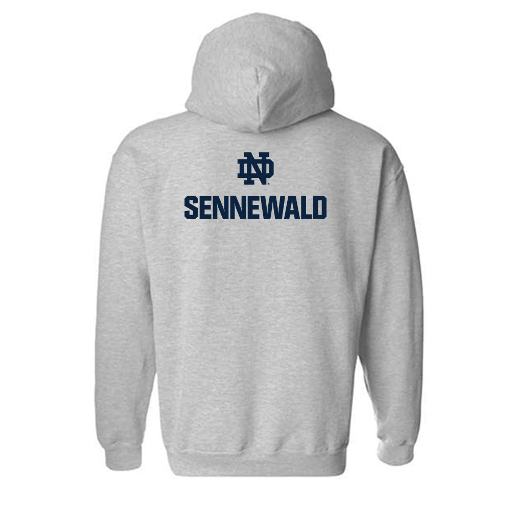 Notre Dame - NCAA Men's Fencing : James Sennewald - Classic Fashion Shersey Hooded Sweatshirt