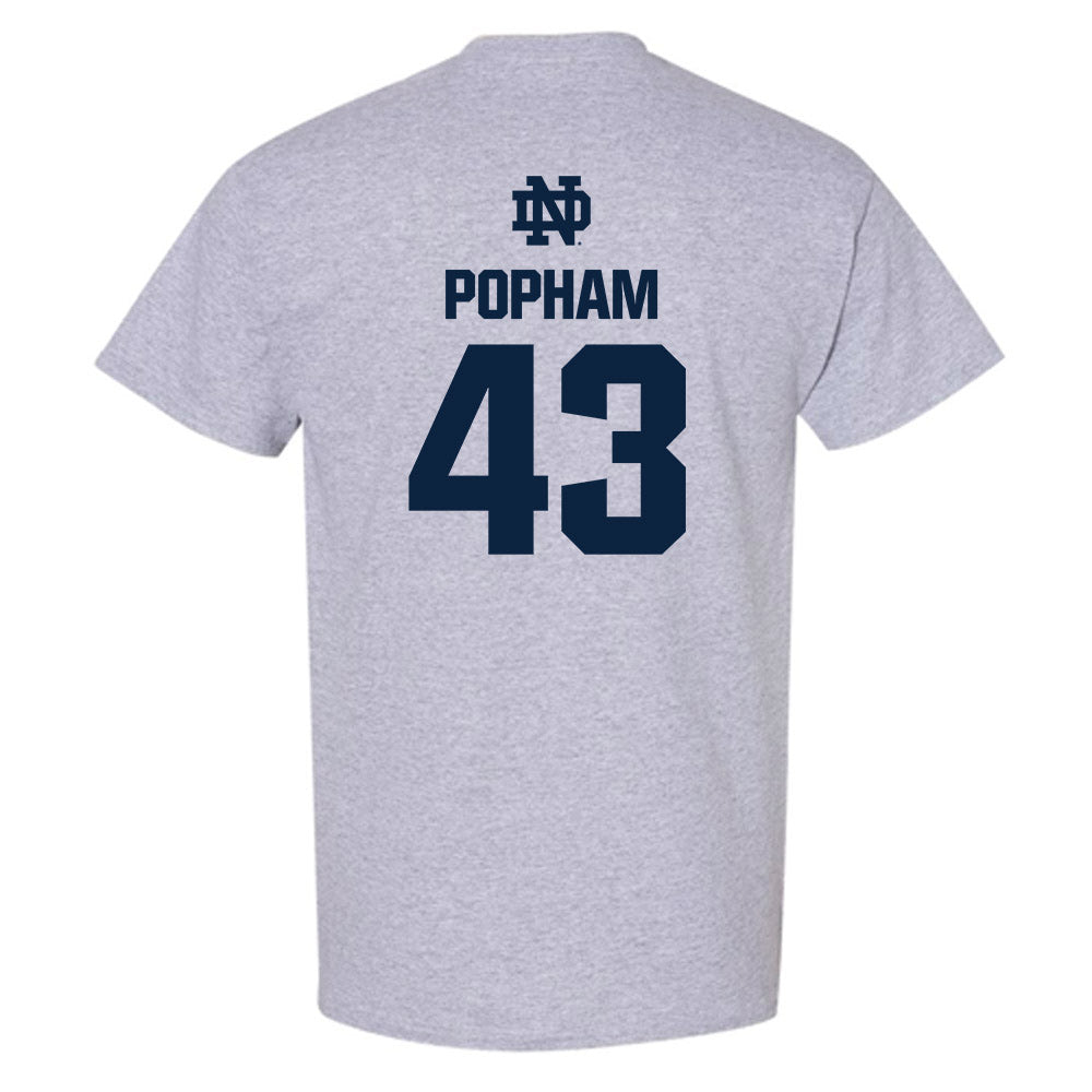 Notre Dame - NCAA Men's Lacrosse : Bo Popham - Classic Fashion Shersey T-Shirt-1