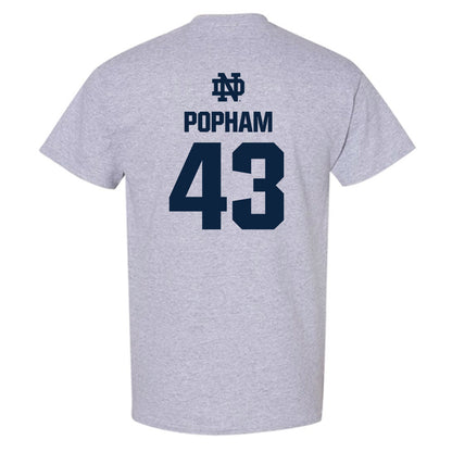 Notre Dame - NCAA Men's Lacrosse : Bo Popham - Classic Fashion Shersey T-Shirt-1