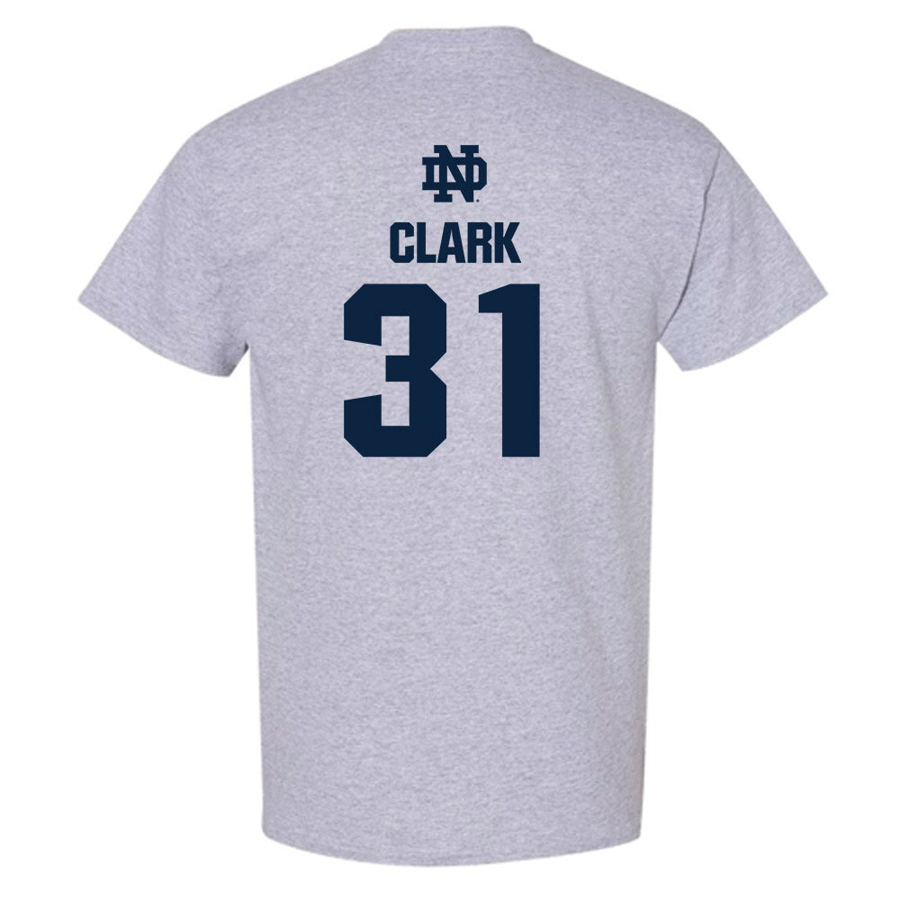 Notre Dame - NCAA Baseball : Evan Clark - Classic Fashion Shersey T-Shirt-1