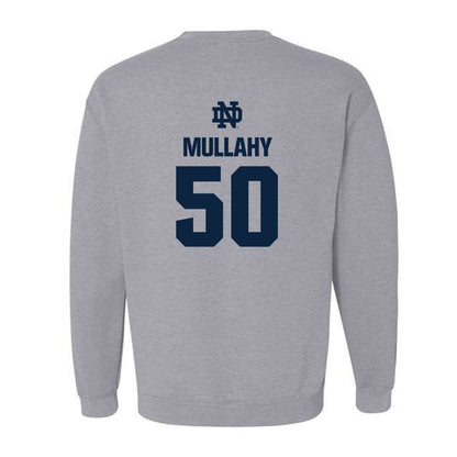 Notre Dame - NCAA Men's Lacrosse : Brendan Mullahy - Classic Fashion Shersey Crewneck Sweatshirt-1