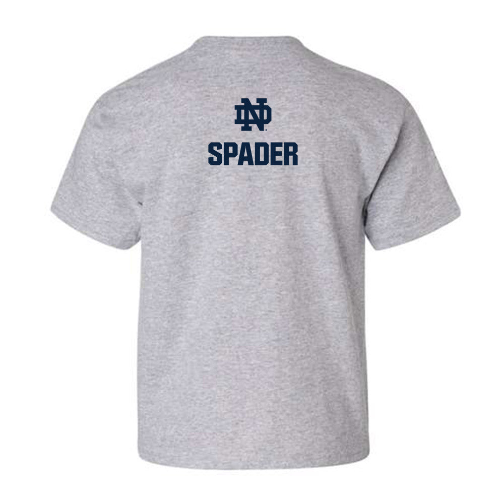 Notre Dame - NCAA Men's Track & Field : Travis Spader - Classic Fashion Shersey Youth T-Shirt