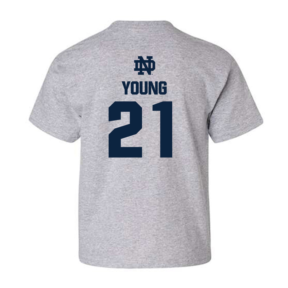 Notre Dame - NCAA Football : Kedren Young - Classic Fashion Shersey Youth T-Shirt-1