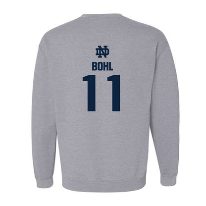 Notre Dame - NCAA Women's Volleyball : Mallory Bohl - Classic Fashion Shersey Crewneck Sweatshirt